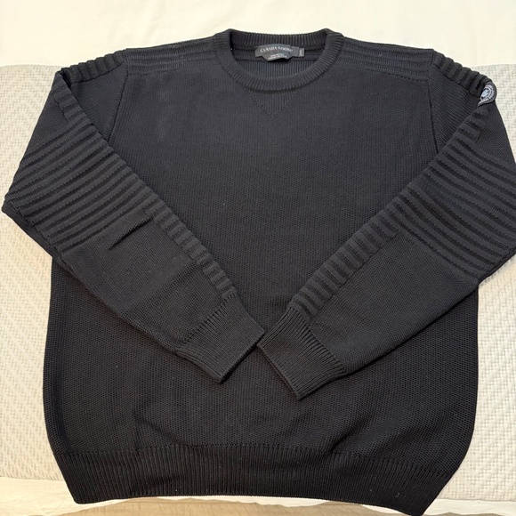 Men's Canada Goose Black Label Crewneck Sweater - Picture 6 of 6
